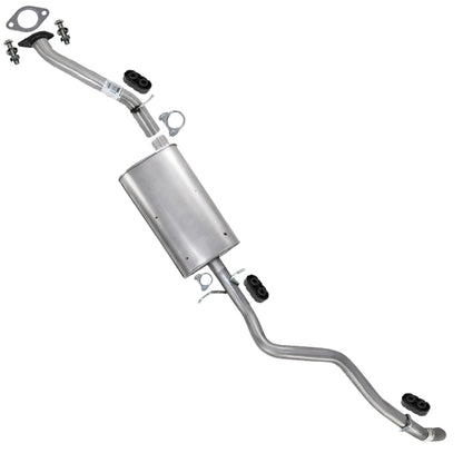 2001-2004 Chevy S10 4.3L 4WD Stainless Steel Cat-Back Exhaust Kit w/ Hangers