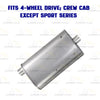 2001-2004 Chevy S10 4.3L 4WD Stainless Steel Cat-Back Exhaust Kit w/ Hangers