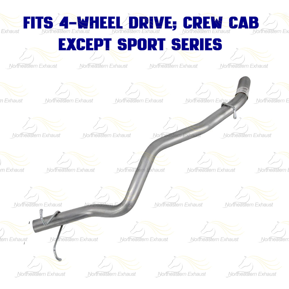 2001-2004 Chevy S10 4.3L 4WD Stainless Steel Cat-Back Exhaust Kit w/ Hangers