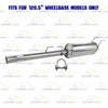 2006-2008 Dodge RAM 1500 3.7L 4.7L 120.5in WB Exhaust Pipe & Muffler Kit