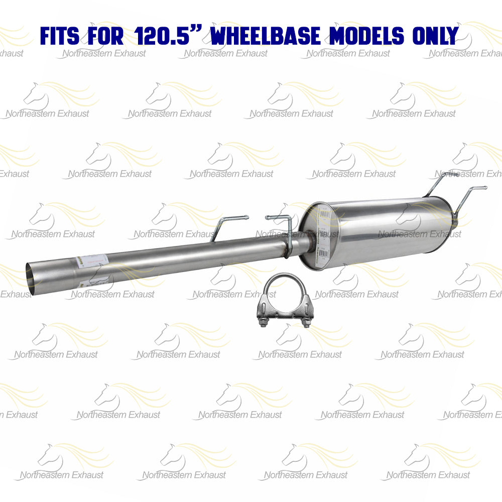 2006-2008 Dodge RAM 1500 3.7L 4.7L 120.5in WB Exhaust Pipe & Muffler Kit