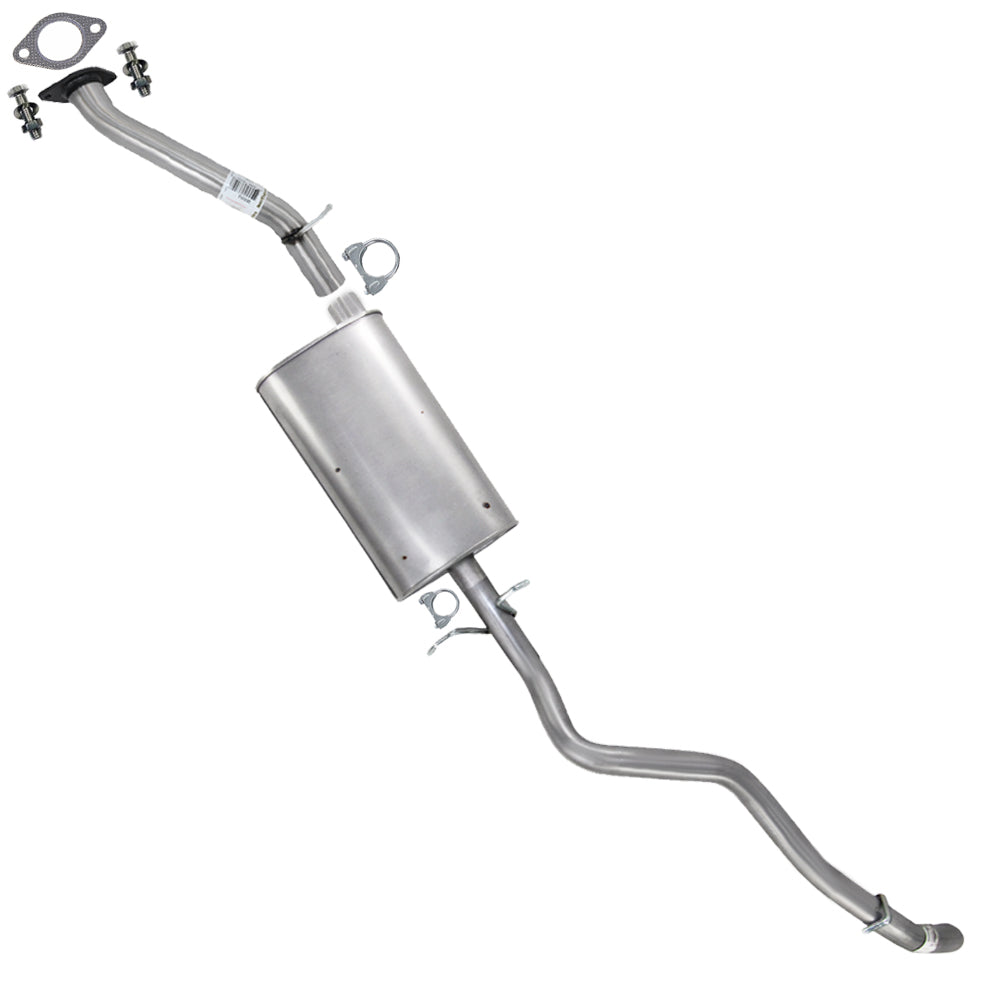 2001-2004 Chevy S10 & GMC Sonoma 4.3L Stainless Steel Front Pipe Muffler & Tail Pipe Kit - 4WD
