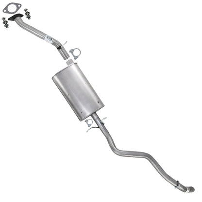 2001-2004 Chevy S10 & GMC Sonoma 4.3L Stainless Steel Front Pipe Muffler & Tail Pipe Kit - 4WD