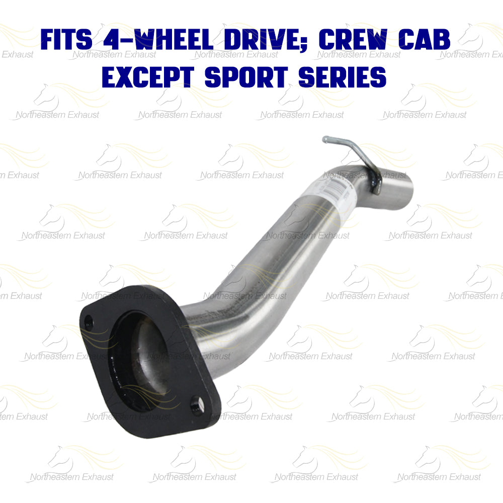 2001-2004 Chevy S10 & GMC Sonoma 4.3L Stainless Steel Front Pipe Muffler & Tail Pipe Kit - 4WD