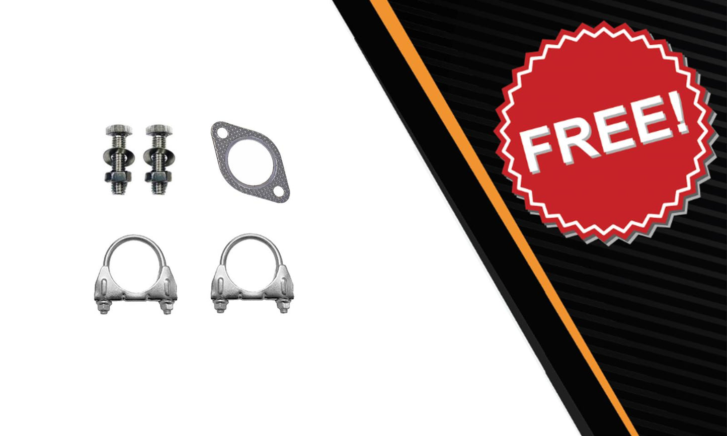 2001-2004 Chevy S10 & GMC Sonoma 4.3L Stainless Steel Front Pipe Muffler & Tail Pipe Kit - 4WD