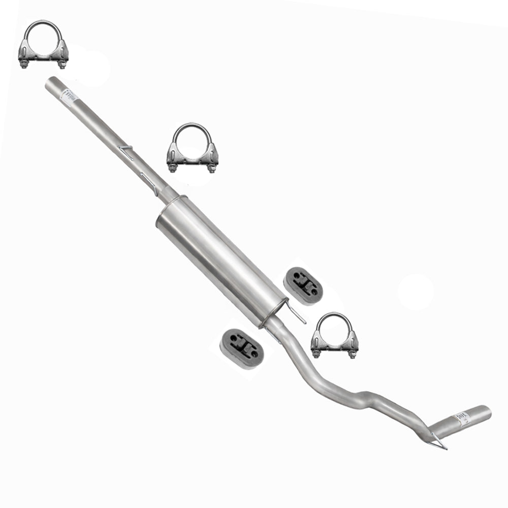 2006-2008 Dodge RAM 1500 3.7L 4.7L 120.5in WB Exhaust Pipe & Muffler w/ Tail Pipe Kit