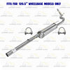 2006-2008 Dodge RAM 1500 3.7L 4.7L 120.5in WB Exhaust Pipe & Muffler w/ Tail Pipe Kit