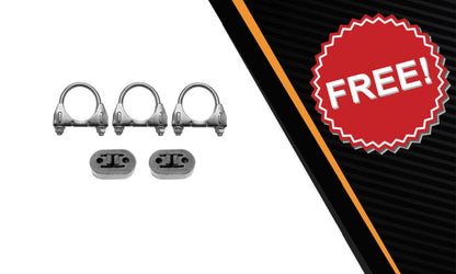 2006-2008 Dodge RAM 1500 3.7L 4.7L 120.5in WB Exhaust Pipe & Muffler w/ Tail Pipe Kit