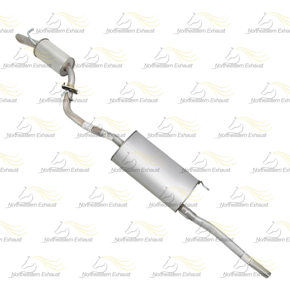 2004-2007 Toyota Highlander 2.4L | 3.3L Exhaust Muffler & Resonator w/ Hanger Stainless Steel