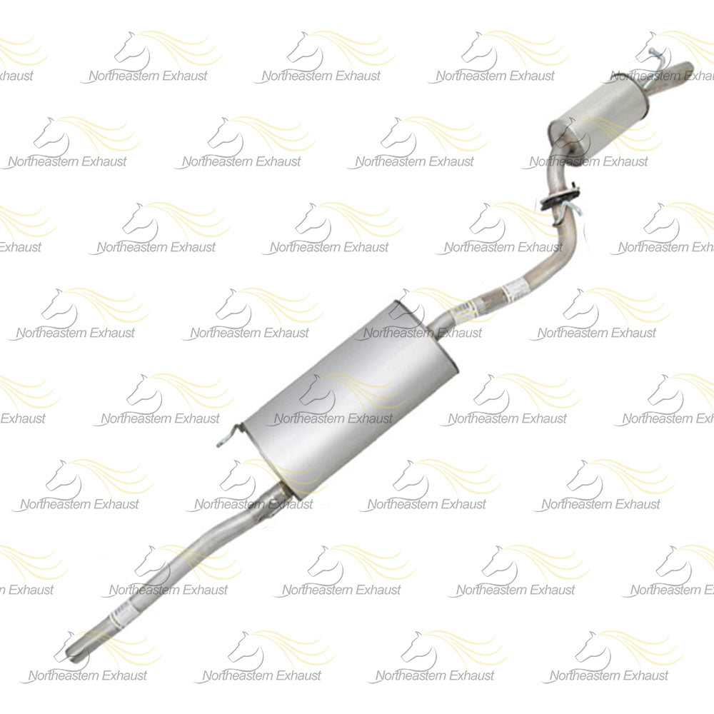 2004-2007 Toyota Highlander 2.4L | 3.3L Exhaust Muffler & Resonator w/ Hanger Stainless Steel