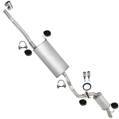 2004-06 Rx330 3.3L | 2007-09 Rx350 3.5L Exhaust Muffler & Resonator w/ Hangers Stainless Steel