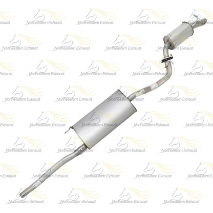 2004-06 Rx330 3.3L | 2007-09 Rx350 3.5L Exhaust Muffler & Resonator w/ Hangers Stainless Steel