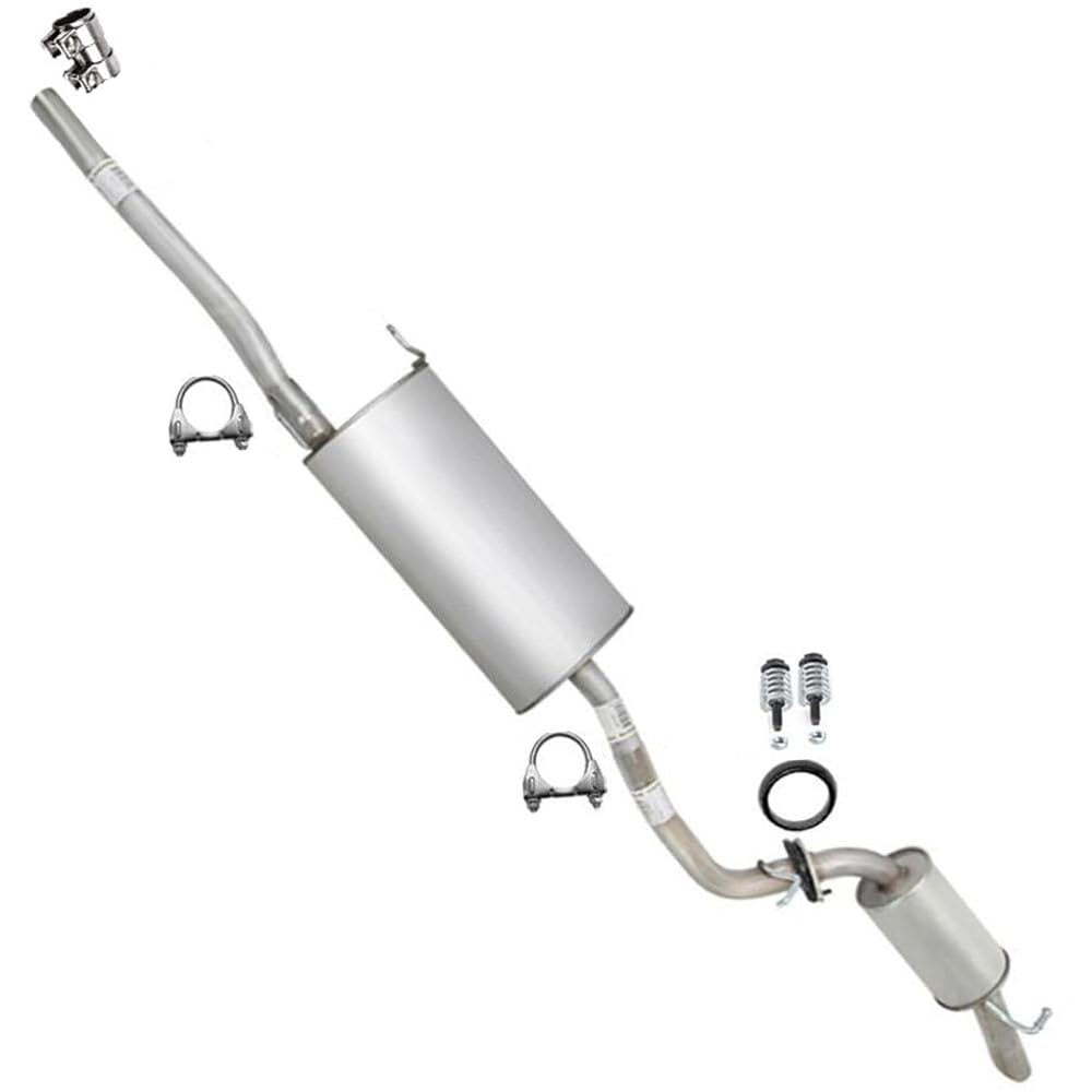 2004-2006 Rx330 3.3L | 2007-2009  Rx350 3.5L Exhaust Muffler & Resonator Stainless Steel