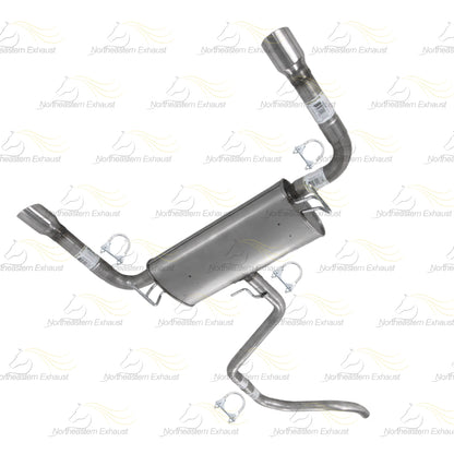 2008-2012 Chevy Malibu 3.6L Stainless Steel Exhaust Intermediate Pipe & Muffler Assembly with Hangers Kit