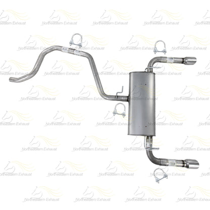 2008-2012 Chevy Malibu 3.6L Stainless Steel Exhaust Intermediate Pipe & Muffler Assembly with Hangers Kit