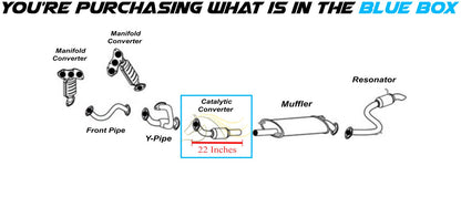 2006-2012 Toyota Rav4 3.5L Rear Catalytic EPA Approved Stainless Steel