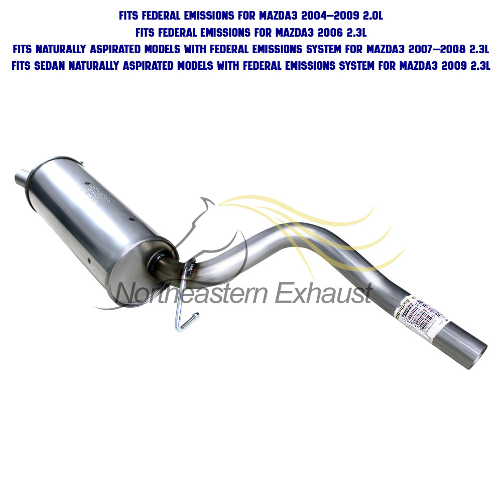 2004-2009 Mazda 3 Exhaust Muffler