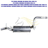 2004-2009 Mazda 3 Exhaust Muffler