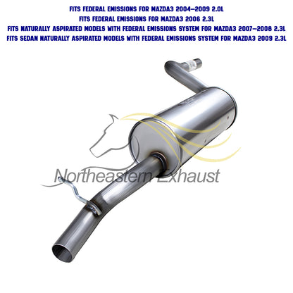 2004-2009 Mazda 3 Exhaust Muffler