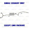 2003-2011 Crown Victoria/Grand Marquis 4.6L Exhaust Y Pipe Muffler and Tail Pipe