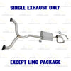 2003-2011 Crown Victoria/Grand Marquis 4.6L Exhaust Y Pipe Muffler and Tail Pipe