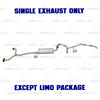 2003-2011 Crown Victoria/Grand Marquis 4.6L Exhaust Y Pipe Muffler and Tail Pipe