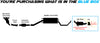 2013-2018 Hyundai Santa Fe Sport 2.4L Stainless Steel Exhaust Tail Pipe w/ Tip & Hangers