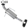 2013-2018 Hyundai Santa Fe Sport 2.4L Stainless Steel Exhaust Tail Pipe w/ Tip