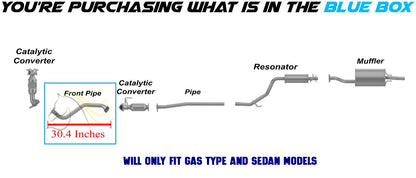 2014-2015 Honda Civic 1.8L Front Exhaust Pipe | Direct fit