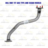 2014-2015 Honda Civic 1.8L Front Exhaust Pipe | Direct fit