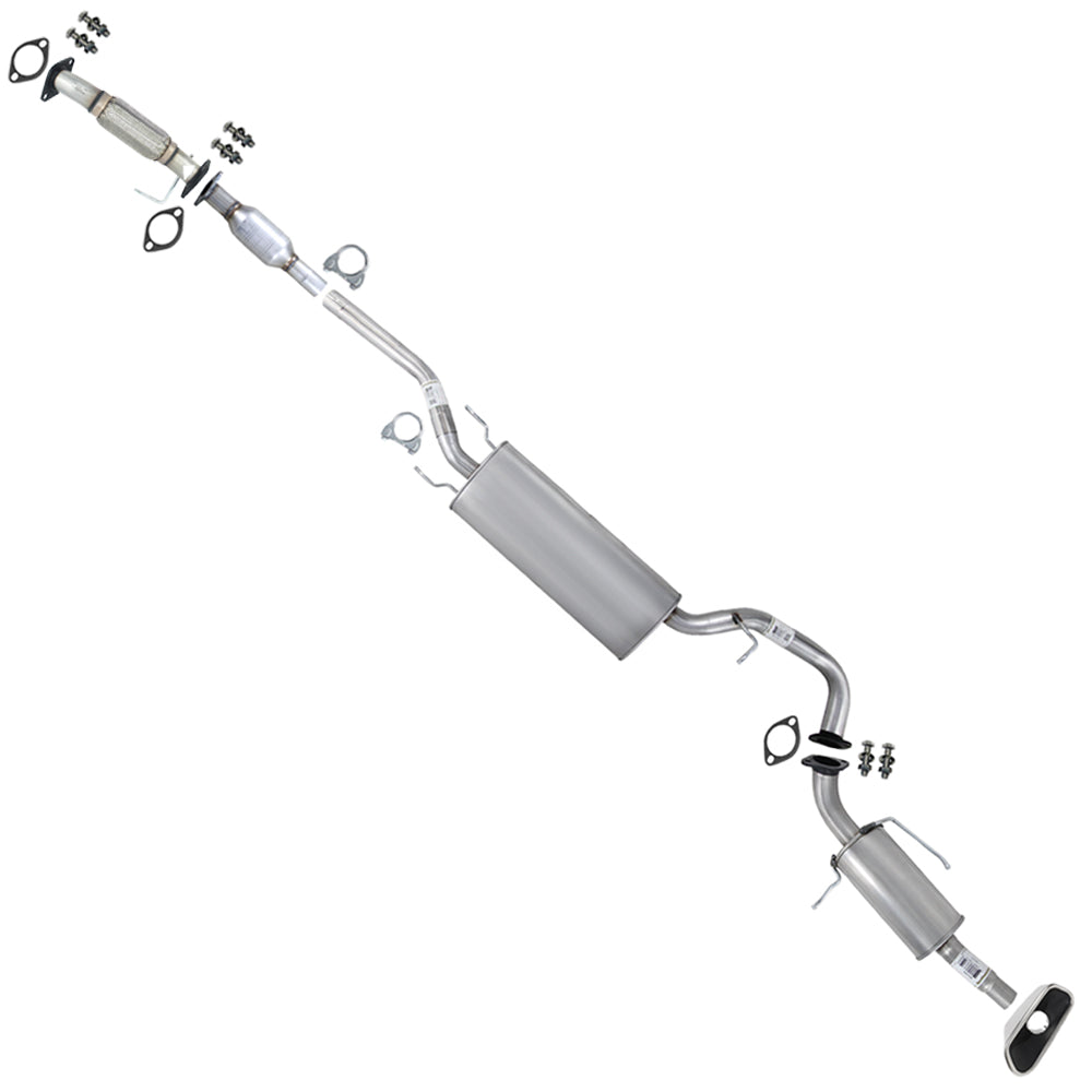 2013-2018 Hyundai Santa Fe Sport 2.4L Stainless Steel Manifold Back Exhaust Kit w/ Tip -EPA Approved