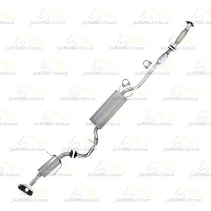 2013-2018 Hyundai Santa Fe Sport 2.4L Stainless Steel Manifold Back Exhaust Kit w/ Tip -EPA Approved