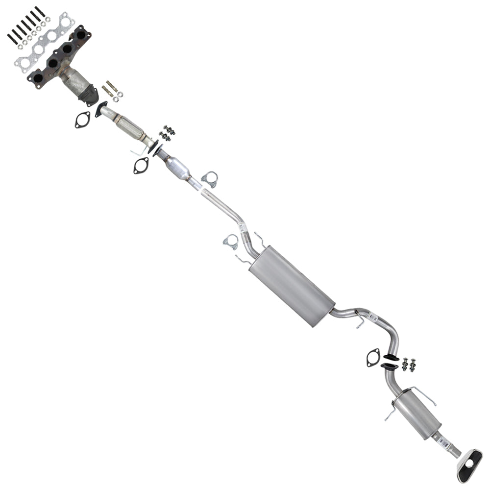 2013-2018 Hyundai Santa Fe Sport 2.4L Complete Exhaust Kit w/ Tip - EPA Approved