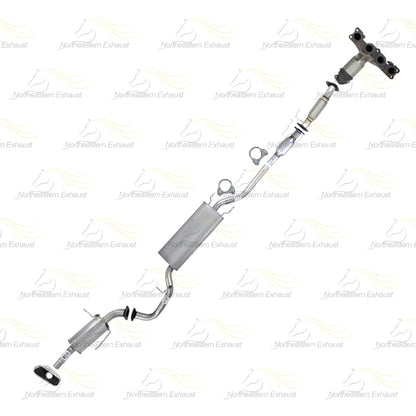 2013-2018 Hyundai Santa Fe Sport 2.4L Complete Exhaust Kit w/ Tip - EPA Approved