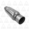 Stainless Steel Universal Chamber Round Performance Muffler 3.5" Inlet & 3.5" Outlet 18" Long