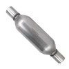 Stainless Steel Single Universal Chamber Round Performance Muffler 2.25" ID/OD 18" Long