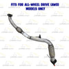 Stainless Steel Exhaust Y Pipe for 2013-2018 Santa Fe AWD | 2014-2015 Sorento 3.3L AWD