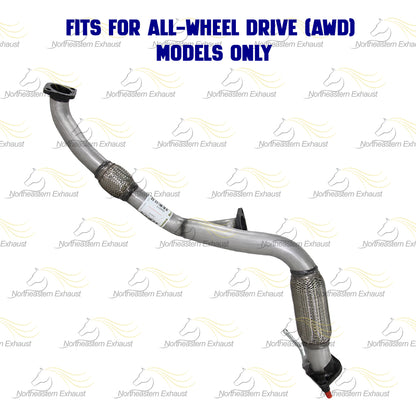 Stainless Steel Exhaust Y Pipe for 2013-2018 Santa Fe AWD | 2014-2015 Sorento 3.3L AWD