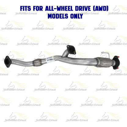 Stainless Steel Exhaust Y Pipe for 2013-2018 Santa Fe AWD | 2014-2015 Sorento 3.3L AWD