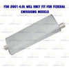1999-2001 Jeep Grand Cherokee 4.0L/4.7L Exhaust Muffler