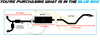 2008-2010 Jeep Commander 3.7L Stainless Steel Complete Exhaust System w/ Hangers - EPA Approved