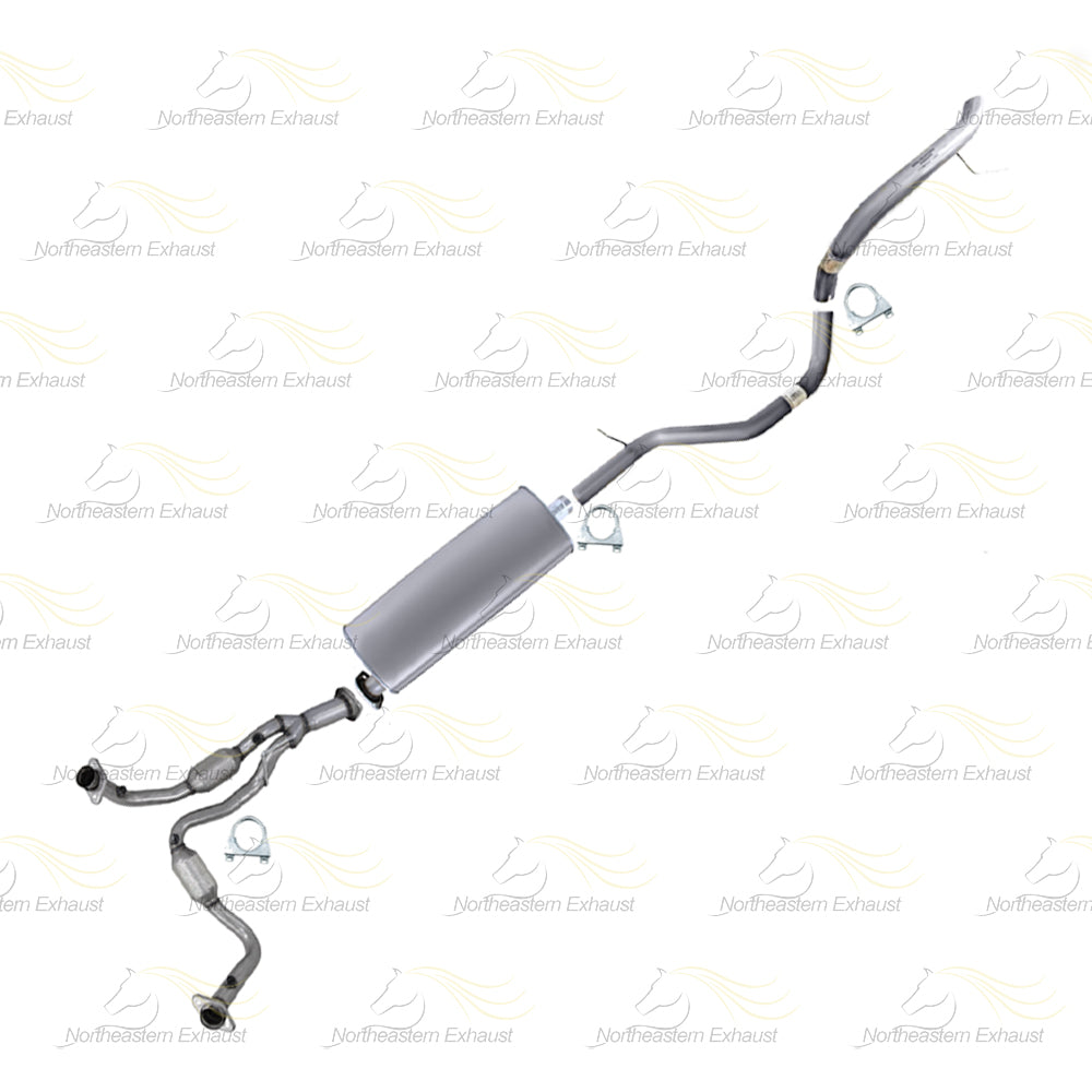 Stainless Steel Complete Exhaust System for 2007-2010 Jeep Commander & 2008-2010 Grand Cherokee 3.7L - EPA Approved