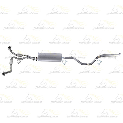 Stainless Steel Complete Exhaust System for 2007-2010 Jeep Commander & 2008-2010 Grand Cherokee 3.7L - EPA Approved