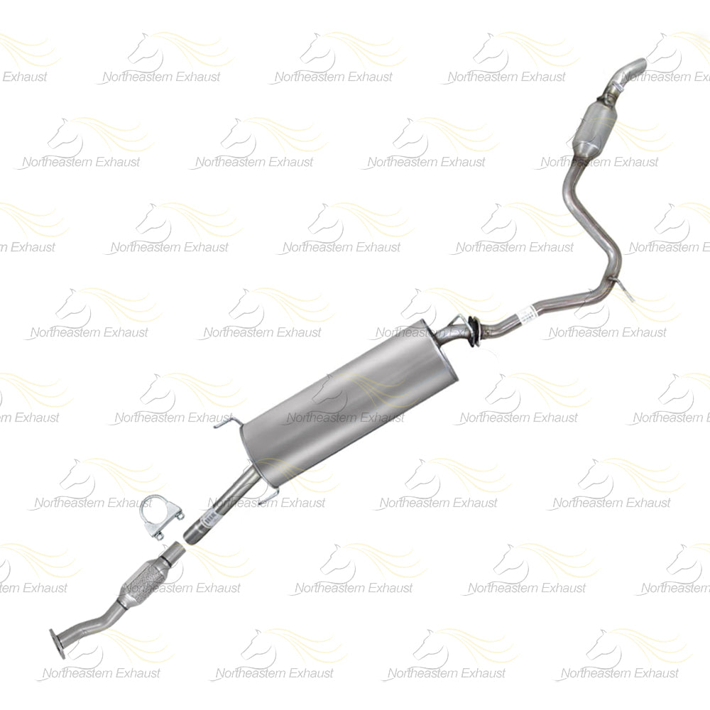 2006-2008 Toyota RAV4 2.4L Stainless Steel Rear Catalytic w/ Muffler & Tail Pipe Kit - EPA Approved