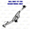 2008-2012 Honda Accord 3.5L SEDAN Pair of Exhaust Muffler & Resonator Pipe Kit Stainless Steel