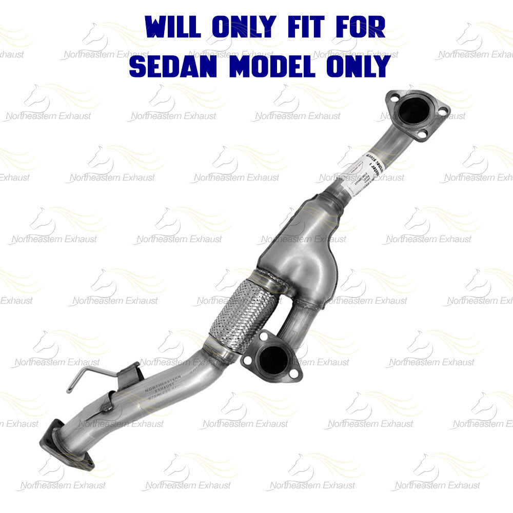2008-2012 Honda Accord 3.5L SEDAN Pair of Exhaust Muffler & Resonator Pipe Kit Stainless Steel
