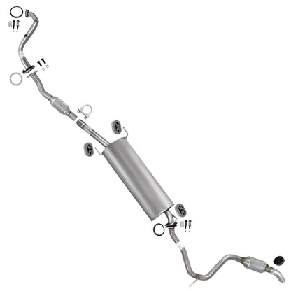 2006-2008 Toyota RAV4 2.4L Front Pipe w/ Rear Catalytic & Muffler Tail Pipe Kit - EPA Approved