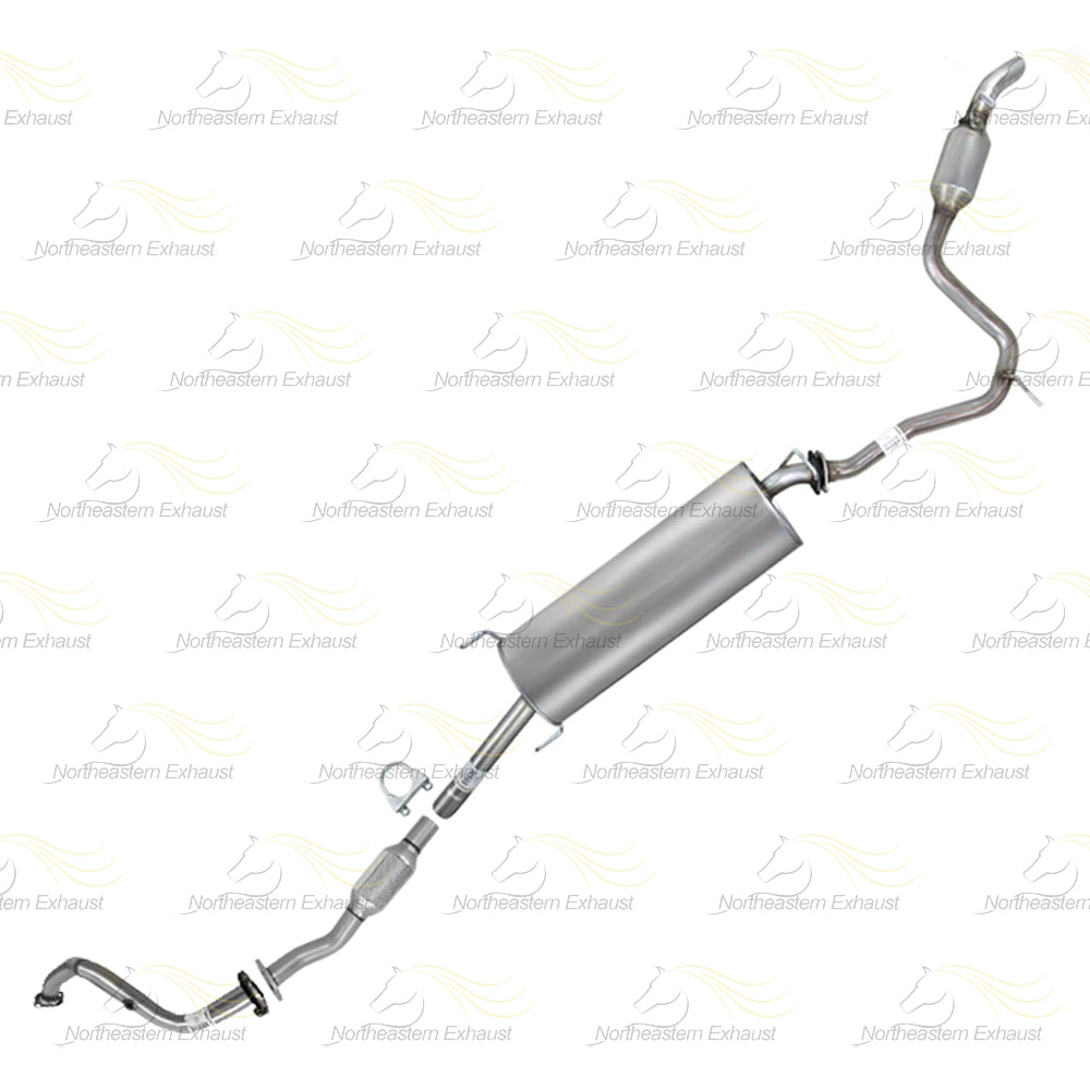 2006-2008 Toyota RAV4 2.4L Front Pipe w/ Rear Catalytic & Muffler Tail Pipe Kit - EPA Approved