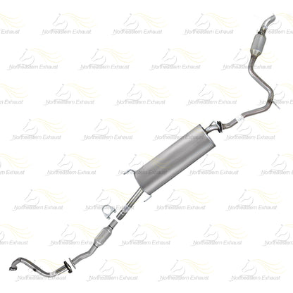 2006-2008 Toyota RAV4 2.4L Front Pipe w/ Rear Catalytic & Muffler Tail Pipe Kit - EPA Approved