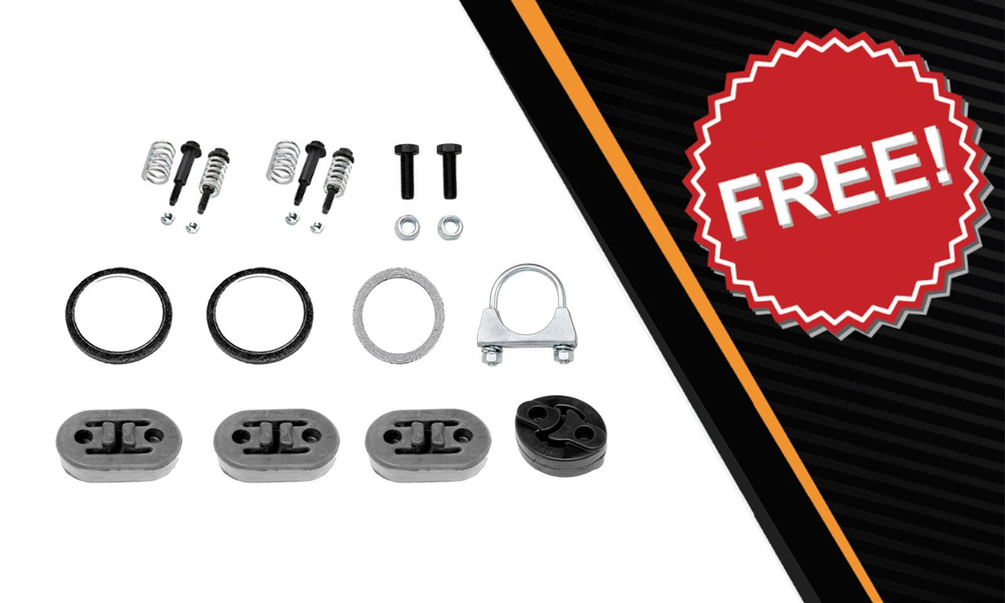 2009-2012 Toyota RAV4 2.5L Front Pipe w/ Rear Catalytic & Muffler Tail Pipe Kit - EPA Approved